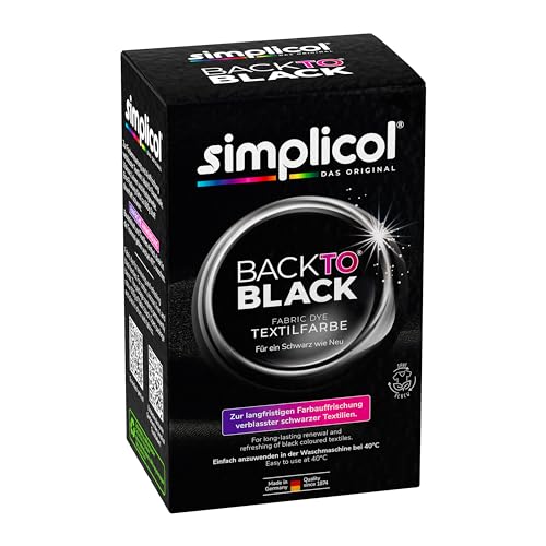 Textilfarbe simplicol Back-to-Black Schwarz: Farberneuerung