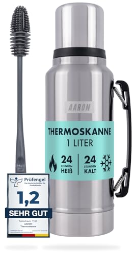 Thermoskanne AARON Flask 1L – mind. 24h Heiß/Kalt