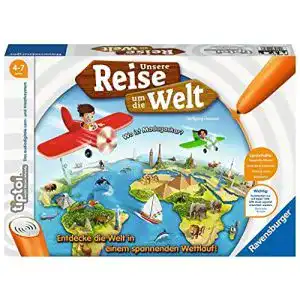 Tiptoi ravensburger 00070 unsere reise um die welt lernspiel