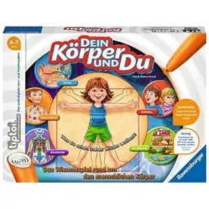 Tiptoi ravensburger spiel 00560 dein koerper und du lernspiel ab 4
