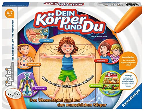 Tiptoi Ravensburger Spiel 00560 Dein Körper und Du – Lernspiel ab 4