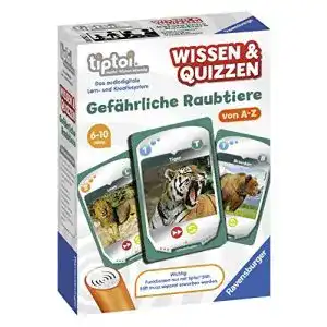 Tiptoi ravensburger tiptoi wissen und quizzen gefaehrliche raubtiere