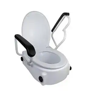 Toilettensitzerhoehung mit armlehnen mobiclinic tajo 19 cm