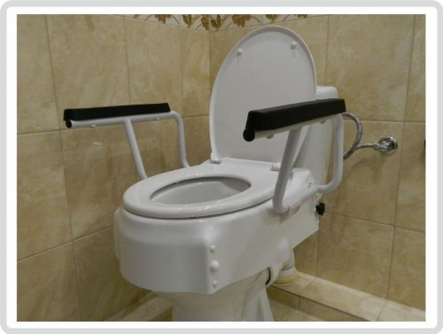 Toilettensitzerhöhung mit Armlehnen Teckmedi