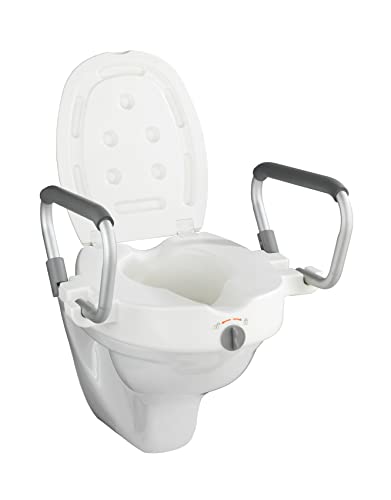 Toilettensitzerhöhung mit Armlehnen WENKO WC-Sitz Erhöhung