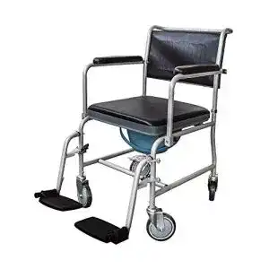 Toilettenstuhl mobiclinic mit rollen ancla europaeische marke
