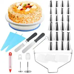 Tortendrehteller wisfox tortenplatte drehbar tortenstaender kuchen