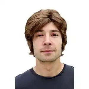 Toupet wig me up pw0174 p6 herren peruecke braun