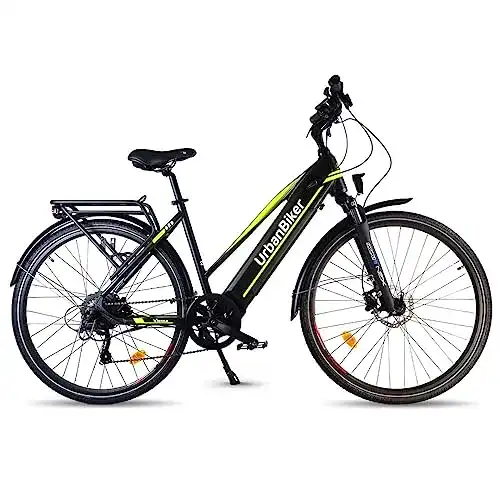 Trekking E-Bike Urbanbiker Viena 28 Zoll in Gelb