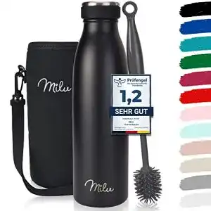 Trinkflasche ohne plastik milu thermoflasche 350ml 500ml 750ml