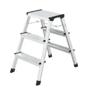 Trittleiter 3 stufen flexilife trittleiter tritt leiter aluminium