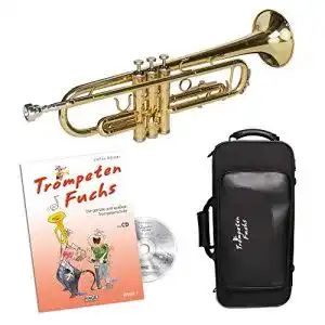 Trompete cascha trumpet fox beginner set incl bag and trumpet fox 1