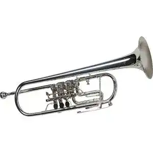 Trompete karl glaser konzert versilbert drehventile koffer
