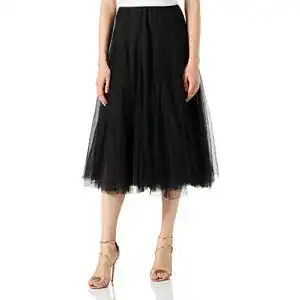 Tuellrock camilife eleganter a linie elastisch hohe taille