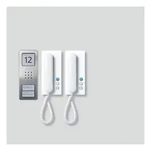 Tuersprechanlage 2 familienhaus siedle set ca 812 2 e w