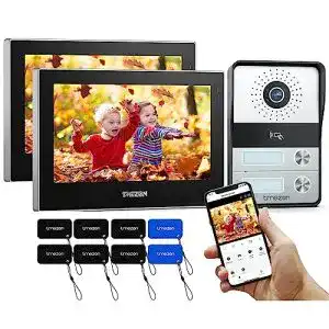 Tuersprechanlage 2 familienhaus tmezon wlan ip video mit 7 zoll touch