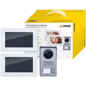 Tuersprechanlage 2 familienhaus vimar k40911 videosprechenalagen set