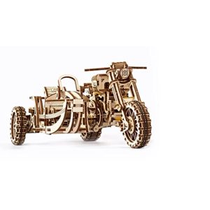 Ugears UGEARS Motorrad mit Beiwagen 3D-Puzzles - ugears ugears motorrad mit beiwagen 3d puzzles