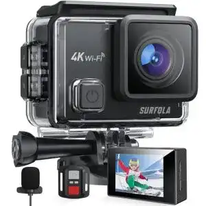 Unterwasserkamera surfola action cam 4k 40m wasserdicht 20mp eis