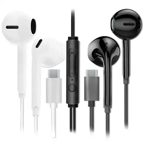 USB-C Kopfhörer MAS CARNEY TH6 mit Mikrofon und Fernbedienung
