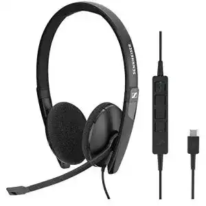 Usb c headset sennheiser sc 160 headset usb c duo 508354 schwarz