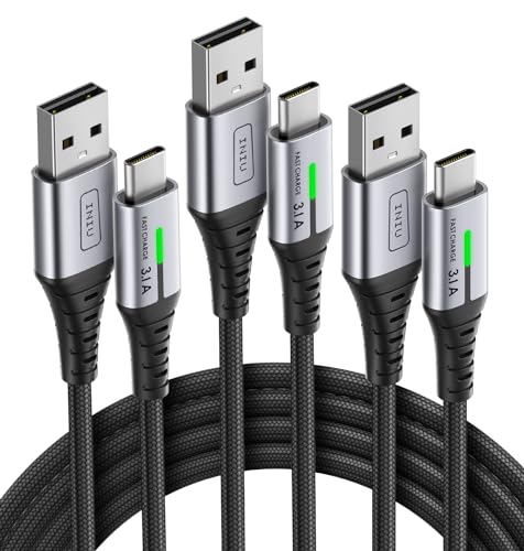 USB-C-Kabel INIU USB auf USB C Kabel, 3er Pack, 2m+2m+0,5m