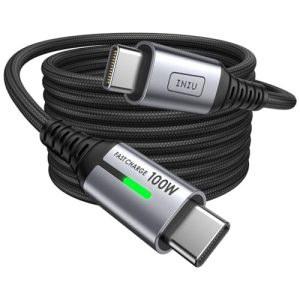 USB-C-Kabel INIU USB C Kabel, 100W [2m] PD3.0 Schnellladekabel