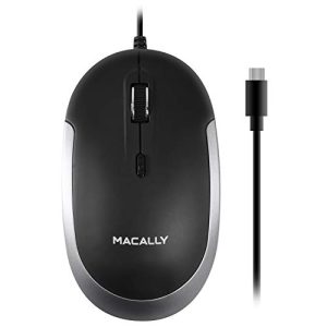 USB-C-Maus Macally DYNAMOUSE-B Optische USB-Maus - usb c maus macally dynamouse b optische usb maus