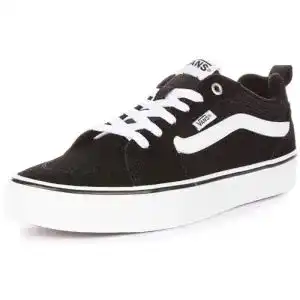 Vans vans herren filmore sneaker black white suede canvas