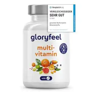 Vitamin kapseln gloryfeel multivitamin hochdosiert 450 tabletten