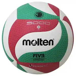 Volleyball molten erwachsene v5m5000 gruen weiss rot 5