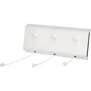 Waescheleine ausziehbar leifheit wandtrockner rollfix triple 150