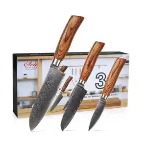 Wakoli damastmesser set wakoli edib pro premium 3er