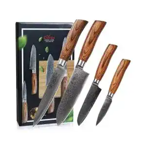Wakoli damastmesser set wakoli edib pro premium 4er