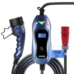 Wallbox 11kw evfuel typ 2 bis zu 11 kw cee stecker tragbare