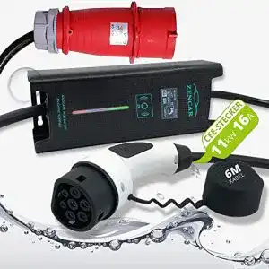 Wallbox 11kw zencar evse 6m mobile typ 2 ladekabel 3 phasig