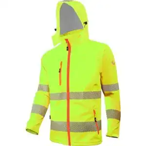 Warnjacke ace neon lite warnschutz jacke softshell
