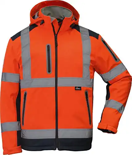 Winter Warnschutzsoftshelljacke TRIUSO in orange
