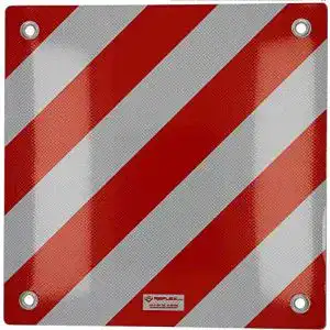 Warntafel italien cartrend 10615 warnschild hinten aluminium