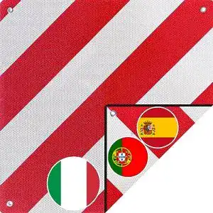 Warntafel italien magma 2in1 und spanien fahrradtraeger