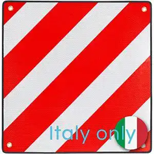 Warntafel italien planger 50 x 50 cm reflektierende