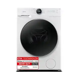 Waschmaschine bis 400 euro midea mf200w80wb 14as 8kg