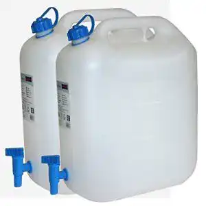 Wasserkanister camping hergestellt fuer bauprofi 2x