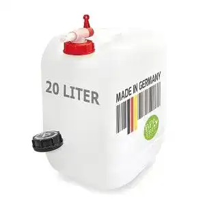 Wasserkanister mit hahn plasteo 20 liter getraenke