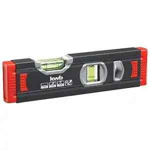 Wasserwaage kwb 1 mm mini aluminium 20 cm gesicherte libelle