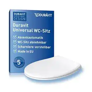 Wc sitz mit absenkautomatik duravit universal toilettendeckel