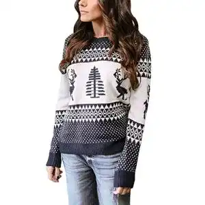 Weihnachtspullover damen cindeyar pullover gestrickte christmas