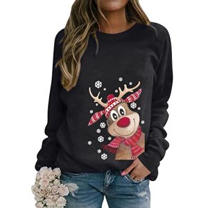 Weihnachtspullover Damen Dresswel Merry Christmas Sweatshirt