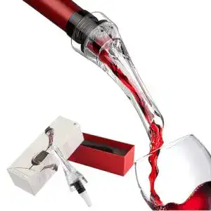 Weinbeluefter fosfun dekantierausgiesser mit beluefter dekanter