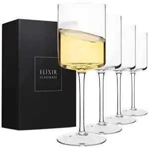 Weissweinglaeser elixir glassware kristall weinglaeser set 4er set